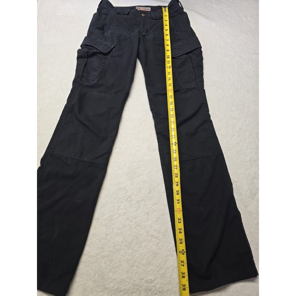 5.11 Tactical Pants Womens 0 Long Black Cargo Uniform Work Outdoor Military
